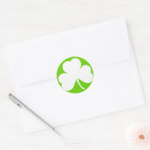 Irish Shamrock Ronde Sticker (Envelop)
