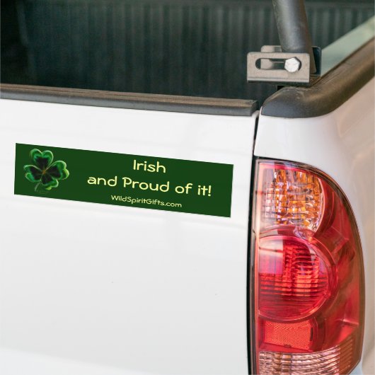 Irish Shamrock Series Bumpersticker (Op Truck)