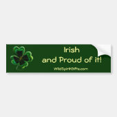 Irish Shamrock Series Bumpersticker (Voorkant)