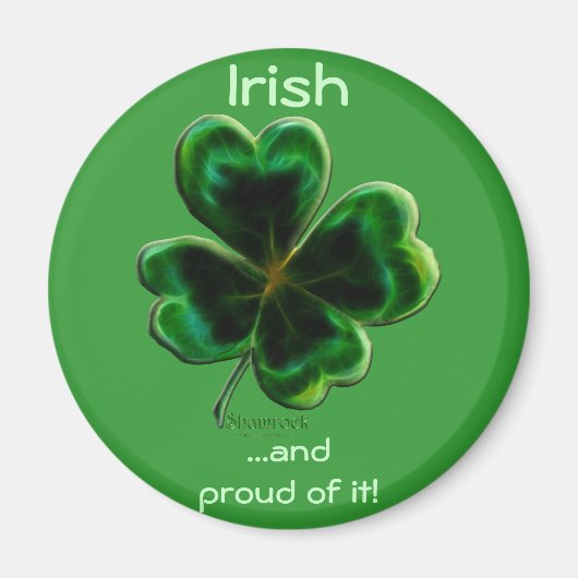 Irish Shamrock Series Magneet (Voorkant)