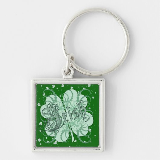Irish Shamrock Sleutelhanger (Voorkant)