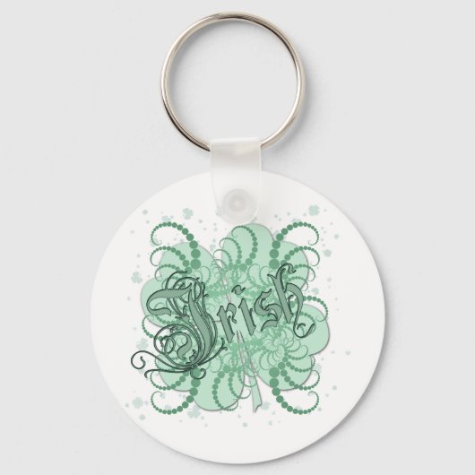Irish Shamrock Sleutelhanger (Voorkant)