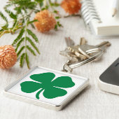 Irish Shamrock Sleutelhanger (Zijkant)