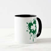 Irish Shamrock Splat! Mok (Voorkant rechts)