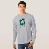 Irish Shamrock Splat T-shirt (Voorkant volledig)