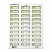 Irish Shamrock St. Patrick's Address Label 1 (Full Sheet)