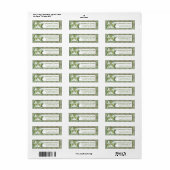 Irish Shamrock St. Patrick's Address Label 2 (Full Sheet)