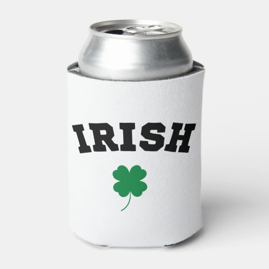 Irish Shamrock St Patrick's Blikjeskoeler (Blikje Voorkant)