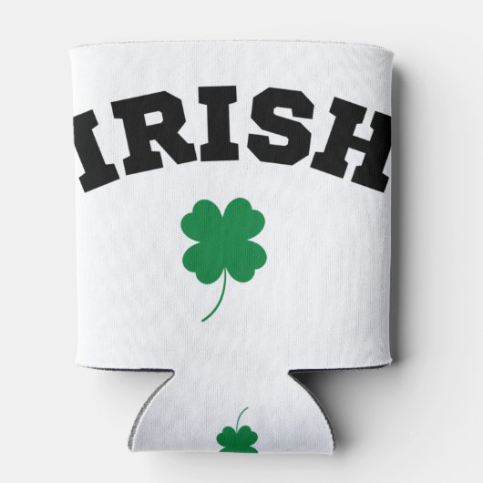 Irish Shamrock St Patrick's Blikjeskoeler (Achterkant)