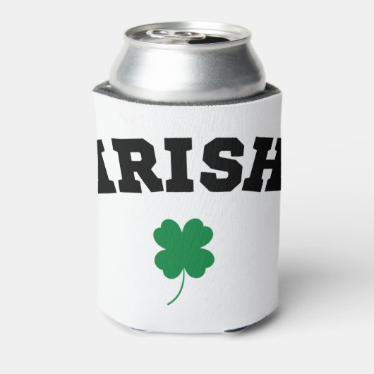 Irish Shamrock St Patrick's Blikjeskoeler (Blikje Achterkant)