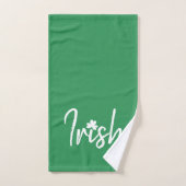 Irish Shamrock St Patricks Day Bad Handdoek (Handdoek)