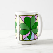 IRISH SHAMROCK -ST.PATRICK'S DAY COFFEE MOK (Voorkant rechts)