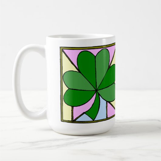 IRISH SHAMROCK -ST.PATRICK'S DAY COFFEE MOK (Links)