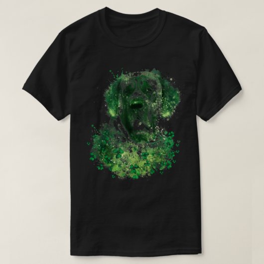 Irish Shamrock St Patrick's Day English Mastiff Co T-shirt (Design voorkant)