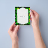 Irish Shamrock St. Patrick's Day Flyer (Hand)