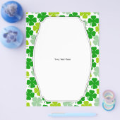 Irish Shamrock St. Patrick's Day Flyer (Enkel)