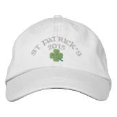 Irish shamrock St Patrick's day Geborduurde Pet (Voorkant)