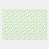 Irish Shamrock St. Patrick's Day Inpakpapier Vel (Voorkant 3)