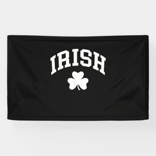 Irish Shamrock St Patricks Day Ireland Pride Irish Spandoek (Horizontaal)