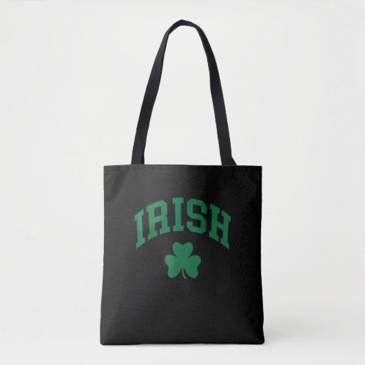Irish Shamrock St Patricks Day Ireland Pride Irish Tote Bag (Voorkant)