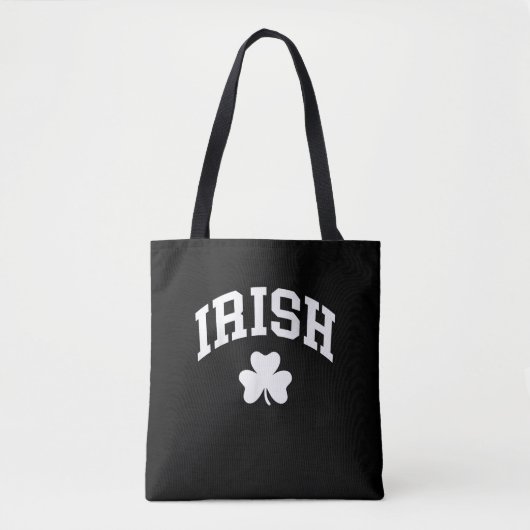 Irish Shamrock St Patricks Day Ireland Pride Irish Tote Bag (Voorkant)