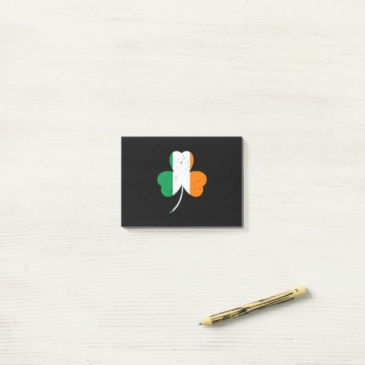Irish Shamrock St Patrick's Day Post-it® Notes (Op bureau)