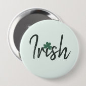Irish Shamrock St Patricks Day Ronde Button 4,0 Cm (Voorkant /achterkant)