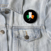 Irish Shamrock St Patrick's Day Ronde Button 5,7 Cm (In situ)