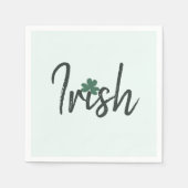 Irish Shamrock St Patricks Day Servet (Voorkant)