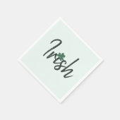 Irish Shamrock St Patricks Day Servet (Hoek)