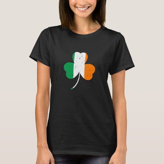 Irish Shamrock St Patrick's Day T-shirt (Voorkant)
