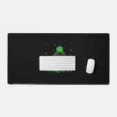 Irish Shamrock St Patrick's Day Teckel Cool T-S Bureaumat (Keyboard & Muis)