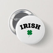 Irish Shamrock St Patrick's Ronde Button 5,7 Cm (Voorkant /achterkant)