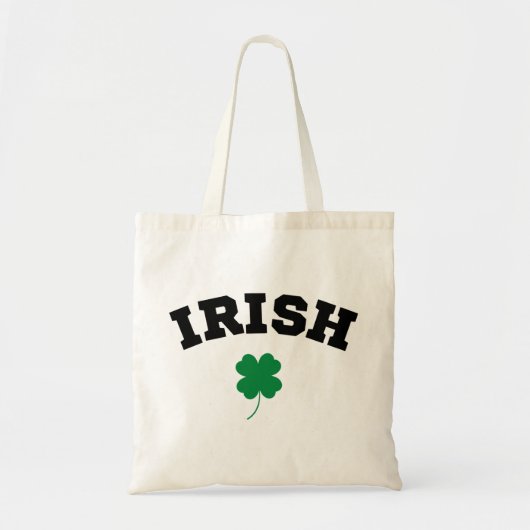 Irish Shamrock St Patrick's Tote Bag (Voorkant)
