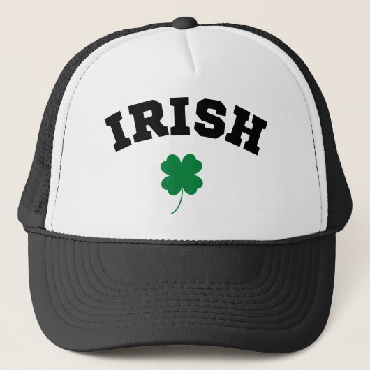 Irish Shamrock St Patrick's Trucker Pet (Voorkant)