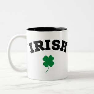 Irish Shamrock St Patrick's Tweekleurige Koffiemok
