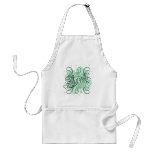 Irish Shamrock Standaard Schort (Voorkant)