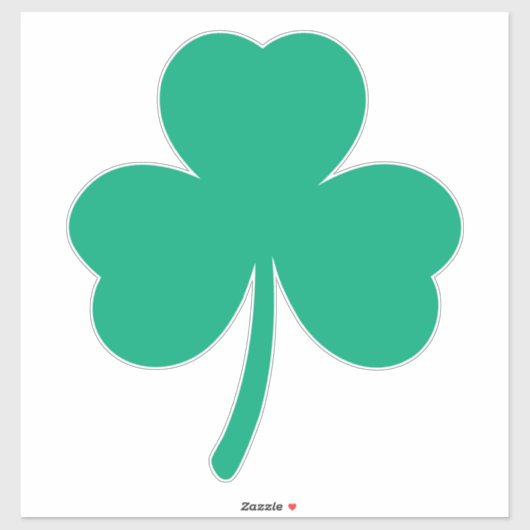 Irish Shamrock sticker (Vel)