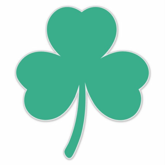 Irish Shamrock sticker (Voorkant)