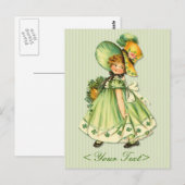 Irish Shamrock Stroll Briefkaart (Voorkant / Achterkant)