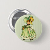 Irish Shamrock Stroll Ronde Button 5,7 Cm (Voorkant /achterkant)