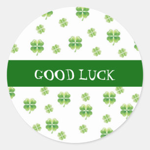 Irish Shamrock Succes Stickers