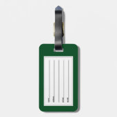 IRISH SHAMROCK SYMBOL BAGAGELABEL (Achterkant verticaal)