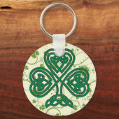 IRISH SHAMROCK SYMBOL SLEUTELHANGER (Voorkant)