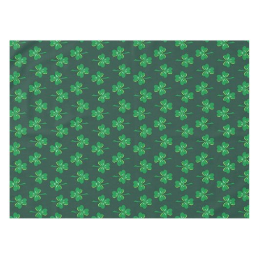 Irish Shamrock Tafelkleed (Voorkant (Horizontaal))
