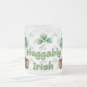 Irish Shamrock Teddy Matglas Koffiemok (Center)