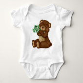 Irish Shamrock Teddy Romper (Voorkant)