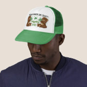 Irish Shamrock Teddy Trucker Pet (In situ)