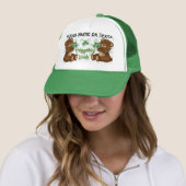Irish Shamrock Teddy Trucker Pet (In situ)