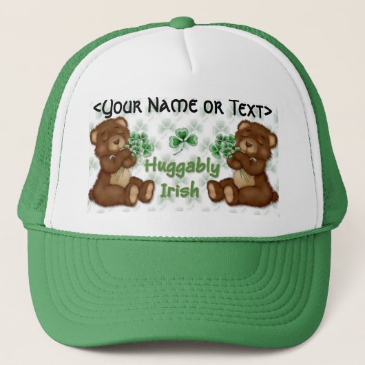 Irish Shamrock Teddy Trucker Pet (Voorkant)